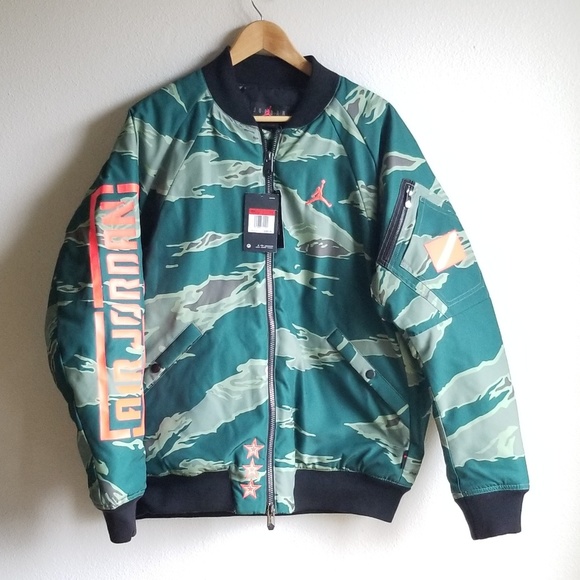 air jordan camo jacket